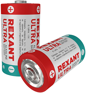 батарейки алкалиновые LR14 Rexant 30-1014 - внешний вид