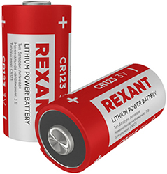 батарейки литиевые CR123 Rexant 30-1111 - внешний вид