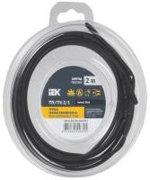 купить Трубка ТУТнг-LS 2/1мм черный 2м инд.упаковка IEK в Кирове Трубка ТУТнг-LS 2/1мм черный 2м инд.упаковка IEK