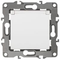 купить ЭРА12 белый розетка скрытая 1-мест заземление с крышкой шторки IP20  в Кирове ЭРА12 белый розетка скрытая 1-мест заземление с крышкой шторки IP20