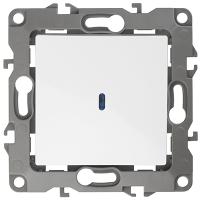 купить ЭРА12 выключатель скрытая белый 1кл 10А с подсветкой IP20  в Кирове ЭРА12 выключатель скрытая белый 1кл 10А с подсветкой IP20