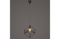 Светильник подвесной (люстра) 1*60Вт E14 венге Куб