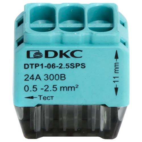 купить Клемма 6*2,5мм2 компактная синий DKC 2 шт в Кирове Клемма 6*2,5мм2 компактная синий DKC 2 шт