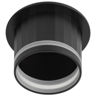 купить Светильник точечный GU5.3 круг черный встраиваемый  в Кирове Светильник точечный GU5.3 круг черный встраиваемый