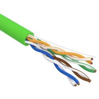 купить Кабель витая пара U/UTP, CAT 5e, нг(А)-LSLTx, 4х2х0,52мм, 24AWG, INDOOR, SOLID, зеленый, 305м REXANT в Кирове Кабель витая пара U/UTP, CAT 5e, нг(А)-LSLTx, 4х2х0,52мм, 24AWG, INDOOR, SOLID, зеленый, 305м REXANT