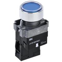 купить Кнопка LA167-BWF3671 22мм 1НО с подсвет. синяя в Кирове Кнопка LA167-BWF3671 22мм 1НО с подсвет. синяя