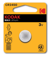 купить Батарейка дисковая CR2450 BL1 Kodak  в Кирове Батарейка дисковая CR2450 BL1 Kodak