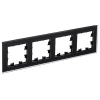 купить Атлас рамка скрытая 4-ая черный универсально матовое стекло в Кирове Атлас рамка скрытая 4-ая черный универсально матовое стекло