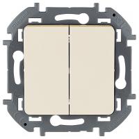 купить Инспириа слоновая кость выключатель 2кл скрытая 10А IP20  в Кирове Инспириа слоновая кость выключатель 2кл скрытая 10А IP20