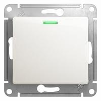 купить Глосса перламутр выключатель 1кл с подсветкой скрытая 10А IP20  в Кирове Глосса перламутр выключатель 1кл с подсветкой скрытая 10А IP20