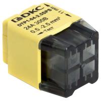 купить Клемма 4*2,5мм2 компактная желтый DKC 12шт в Кирове Клемма 4*2,5мм2 компактная желтый DKC 12шт