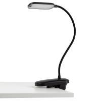 Светильник настольный свд 6Вт 3000-6500К лм черный прищепка диммер аккумулятор ЭРА управление жестом