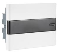 купить Бокс 12мод встраиваемый белый черная прозрачная дверь IP40 Trend ЭРА  в Кирове Бокс 12мод встраиваемый белый черная прозрачная дверь IP40 Trend ЭРА