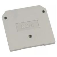 Заглушка для зажима на DIN-рейку 10мм2 70А серый IEK