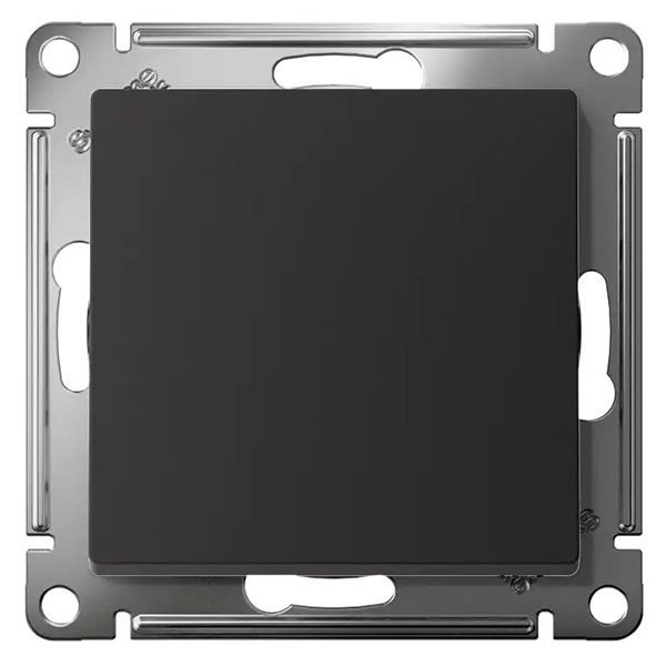 AtlasDesign карбон переключатель 1кл скрытая 10А IP20 быстрозажим.клем.  