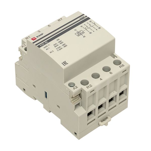 Контактор модульный 40А 230В 2НО 2НЗ 3мод КМ EKF PROxima