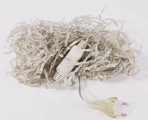 купить Гирлянда занавес 1,5*1,5м теплый белый 368свд IP20 прозрачный провод (до 8мод) в Кирове Гирлянда занавес 1,5*1,5м теплый белый 368свд IP20 прозрачный провод (до 8мод)