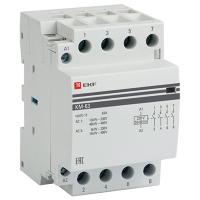 Контактор модульный 63А 230В 4НО КМ EKF