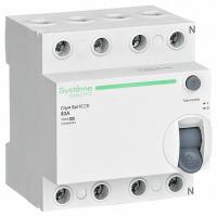 Выключатель дифференциальный (УЗО) 4Р 63А 30мА A 6кА City9 Systeme Electric