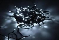 купить Гирлянда нить 12м белый 120свд с контроллером IP20 черный провод 8 режимов в Кирове Гирлянда нить 12м белый 120свд с контроллером IP20 черный провод 8 режимов
