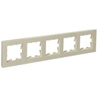 Брайт бежевый рифленый рамка 5-ая универсально 
