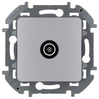 Инспириа алюминий розетка TV проходная скрытая 1-ая 14 дБ - 5-862 МГц