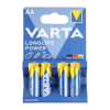 Батарейка AA(пальчик) алкалиновая BL4 VARTA Long Life 