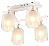 Светильник потолочный (люстра) 4*40Вт E27 белый/золото 