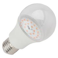 Фито лампа свд 220В Е27 11Вт стандарт прозрачная полный спектр ЭРА для растений