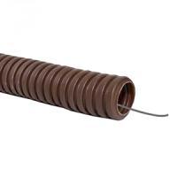 купить Труба гофра 20мм ПВХ бук с протяжкой TDM 25м в Кирове Труба гофра 20мм ПВХ бук с протяжкой TDM 25м