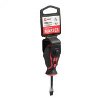 купить Отвертка шлицевая SL 6,5*38мм EKF Master в Кирове Отвертка шлицевая SL 6,5*38мм EKF Master