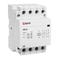 купить Контактор модульный 25А 220В 2НО 2НЗ 3мод КМ EKF PROxima в Кирове Контактор модульный 25А 220В 2НО 2НЗ 3мод КМ EKF PROxima