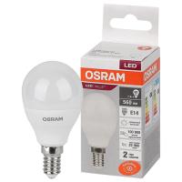 купить Лампа шар свд Е14 7Вт 4000К 560лм P45 матовый Osram в Кирове Лампа шар свд Е14 7Вт 4000К 560лм P45 матовый Osram