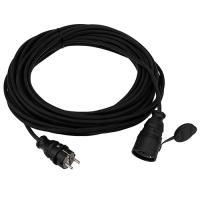 купить Удлинитель 1-мест 20м КГ 3*1,5 черный  IP44 Rexant шнур в Кирове Удлинитель 1-мест 20м КГ 3*1,5 черный  IP44 Rexant шнур