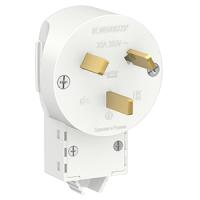 купить Вилка 32А 250В угловая открытая белый IP20 Бланка Schneider Electric  в Кирове Вилка 32А 250В угловая открытая белый IP20 Бланка Schneider Electric