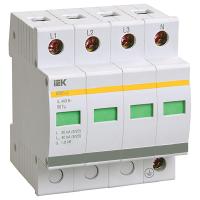 Ограничитель перенапряжения ОПС1-С 4Р 20/40кА 400В IEK