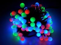 купить Гирлянда нить 7,5м мультицвет 50свд соединяемая IP20 черный провод шарики (до 3мод) в Кирове Гирлянда нить 7,5м мультицвет 50свд соединяемая IP20 черный провод шарики (до 3мод)