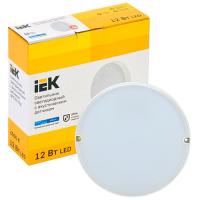купить Светильник ДПП 12Вт 6500К 1140лм круг белый датчик акустический IP65 ДПО 2012Д IEK  в Кирове Светильник ДПП 12Вт 6500К 1140лм круг белый датчик акустический IP65 ДПО 2012Д IEK