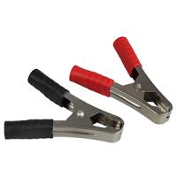 Зажим-крокодил 100А красный пвх