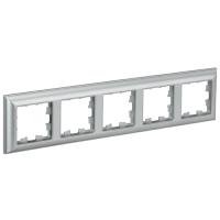 купить Брайт алюминий рамка 5-ая универсально  в Кирове Брайт алюминий рамка 5-ая универсально