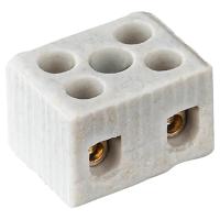 Клеммник 24А 2пары 6мм2 белый Navigator керамический