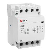 купить Контактор модульный 40А 230В 2НО 2НЗ 3мод КМ EKF PROxima в Кирове Контактор модульный 40А 230В 2НО 2НЗ 3мод КМ EKF PROxima