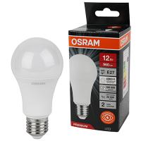 купить Лампа светодиодная 220В Е27 12Вт 4000К 960лм стандарт A60 матовая Osram LED Value black аналог 704744,707110 в Кирове Лампа светодиодная 220В Е27 12Вт 4000К 960лм стандарт A60 матовая Osram LED Value black аналог 704744,707110