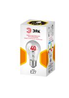 Лампа накал Е27 40Вт 415лм стандарт прозрачный ЭРА