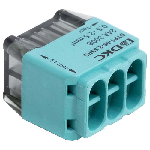 купить Клемма 6*2,5мм2 компактная синий DKC 2 шт в Кирове Клемма 6*2,5мм2 компактная синий DKC 2 шт