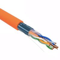 купить Кабель витая пара F/UTP, CAT 5e, ZH нг(А)-HF, 4PR, 24AWG, INDOOR, SOLID, оранжевый, 305м, REXANT в Кирове Кабель витая пара F/UTP, CAT 5e, ZH нг(А)-HF, 4PR, 24AWG, INDOOR, SOLID, оранжевый, 305м, REXANT