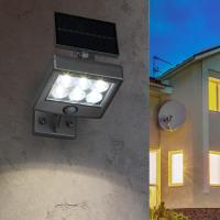 Прожектор с датчиком движения, на солнечной батарее, 6LED, 150 lm