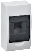 купить Корпус пластиковый ЩРН-П-4 черн. прозр. дверь IP41 GENERICA в Кирове Корпус пластиковый ЩРН-П-4 черн. прозр. дверь IP41 GENERICA