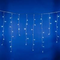 Гирлянда бахрома 10*0,5м белый 480свд соединяемая IP44 прозрачный провод мерцание