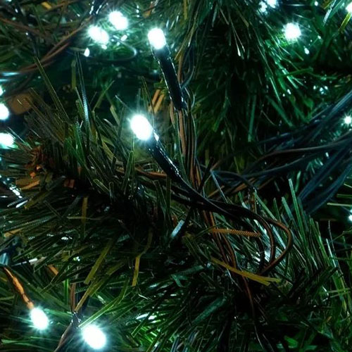 купить Гирлянда нить 5м белый 50свд с контроллером IP20 зеленый провод 8 режимов в Кирове Гирлянда нить 5м белый 50свд с контроллером IP20 зеленый провод 8 режимов